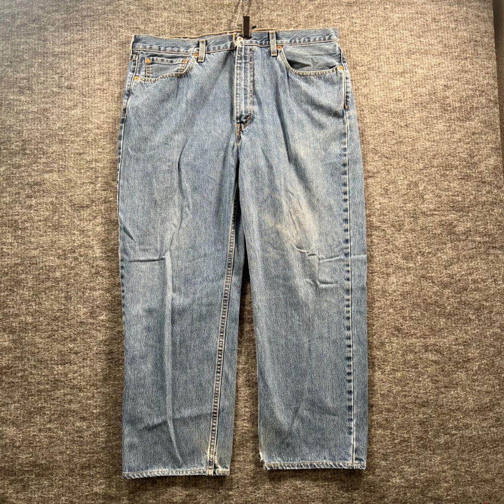 Levis 550 Relaxed Fit Mens Jeans 38x29 Blue Medium Wash Denim 00550-4886